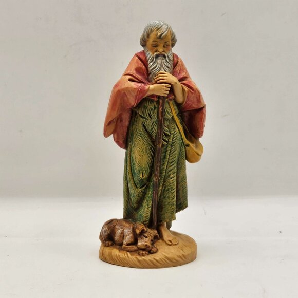 Fontanini 5" 1987 ABRAHAM 142 Holy Family Depose Italy Nativity Roman Simonelli - Picture 1 of 9